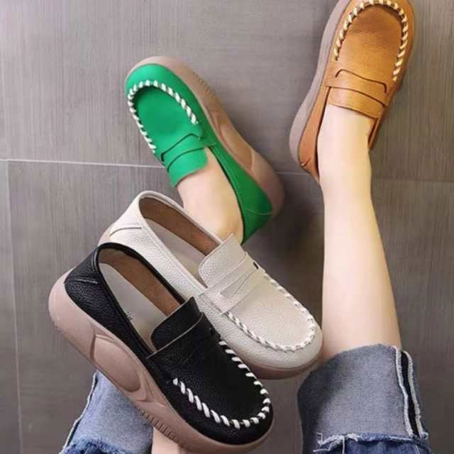 スリッポン 即 OK 厚底 レディース 外反母趾 防水 PU 厚底スリッポン ヒール4cm 軽量 軽い スニーカー コンフォートシューズ 靴 反母趾 婦人靴 女性 シューズ 痛くない 歩きやすい 疲れない zhangban508