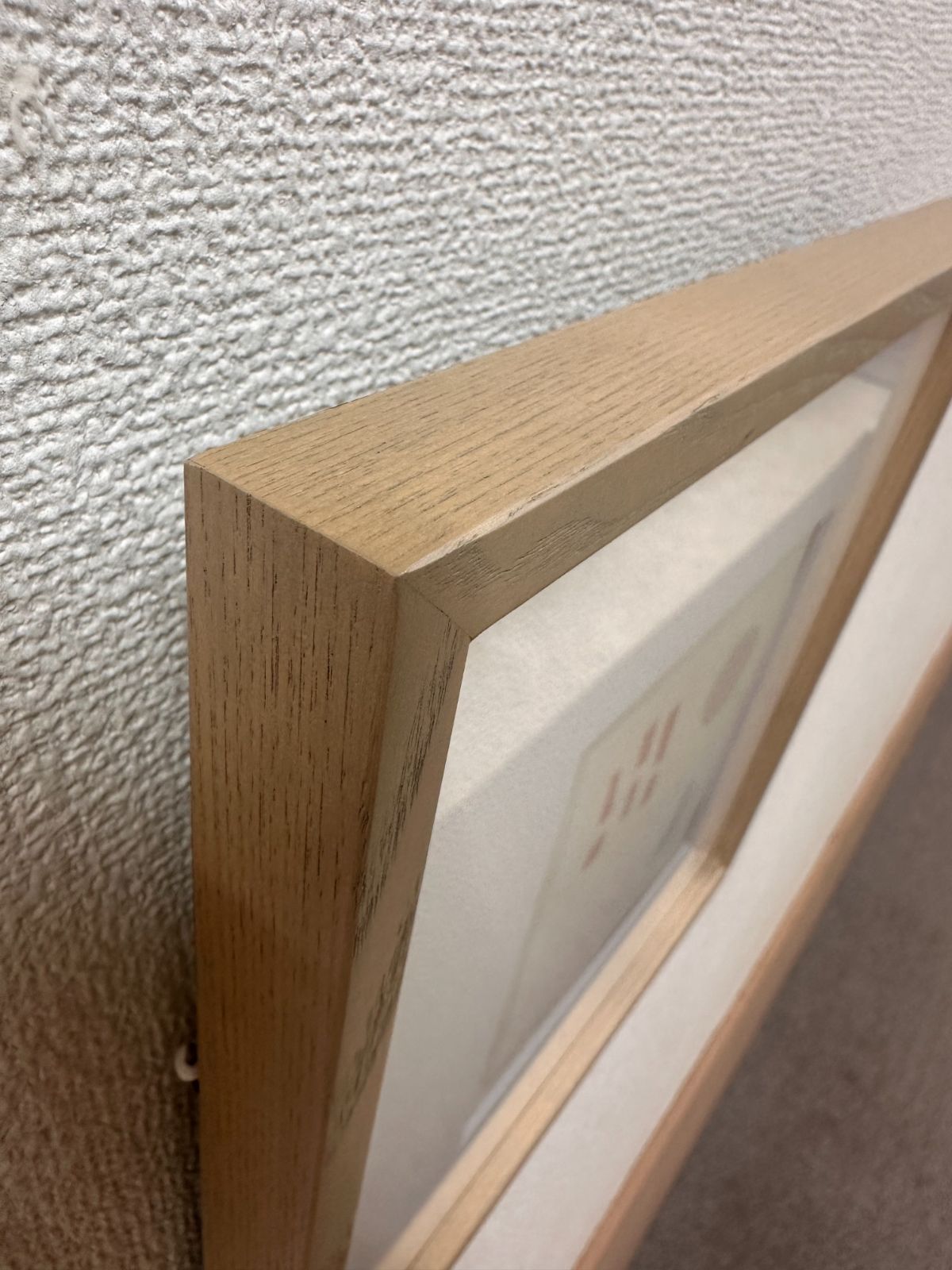 額付】【真作】山中現（やまなかげん）真作版画 額付き 「空の