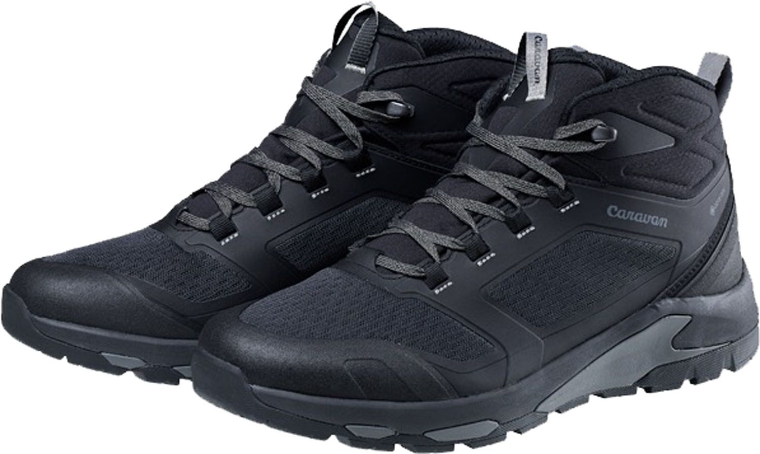 キャラバン CARAVAN アウトドア C1 DL MID 軽量 運動靴 通勤 ランニングシューズ スニーカー 登山靴 トレッキング ハイキング トレイルランニング スカイランニング 0010122 190 グレー 245