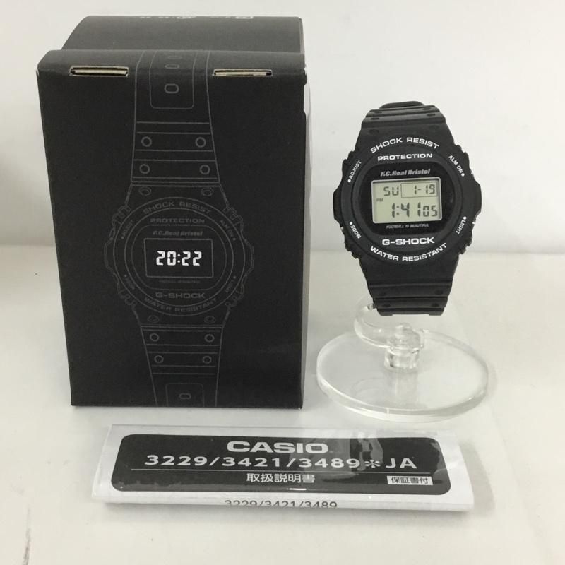 G-SHOCK ジーショック 腕時計 デジタル DW-5750E F.C.Real Bristol コラボレーション 箱有 FCRB-222118