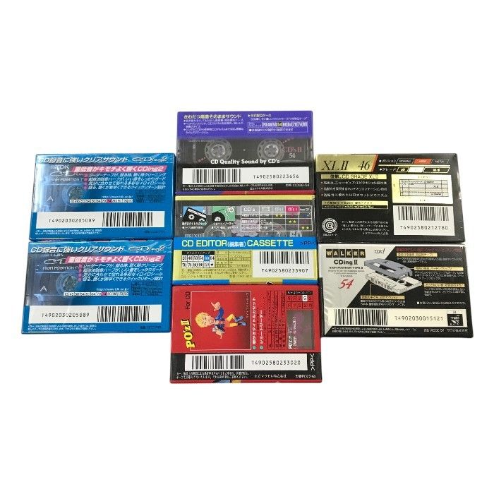maxell/TDK カセットテープ ハイポジション 46分/54分/60分/74分 7本セット まとめ売り 中古 T1 maxell/TDK カセットテープ ハイポジション 46分/54分/60分/74分 7本