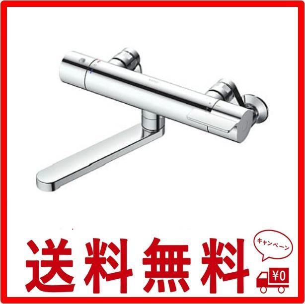 寒冷地用 TOTO 浴室用壁付サーモスタット混合水栓 シャワーなし 170mm 