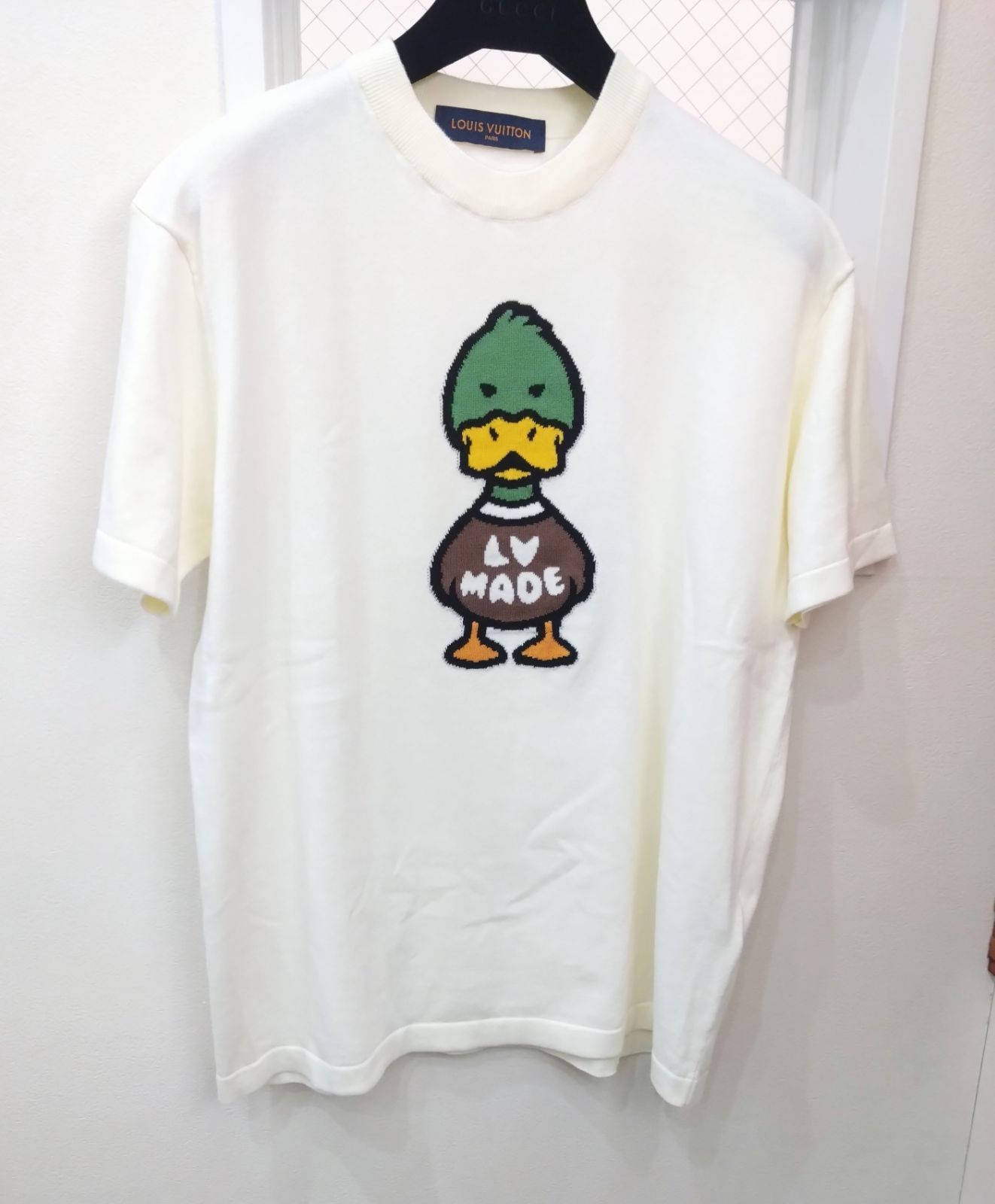 ルイヴィトン×ニゴ NIGO ダック 半袖ニット Tシャツ ルイヴィトン x NIGOコラボ ダックニット 半袖Tシャツ 8,580円