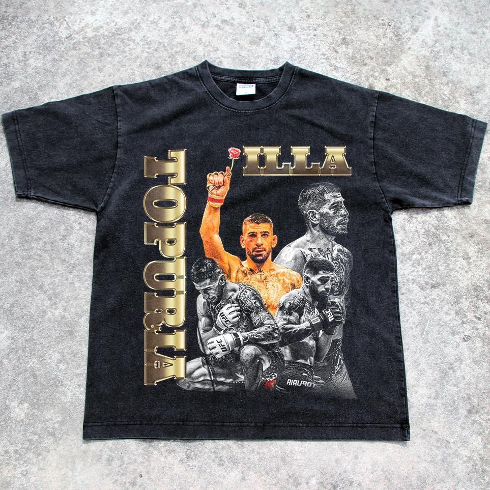 格闘技 イリア・トプリア Ilia Topuria UFC ヴィンテージ加工 T