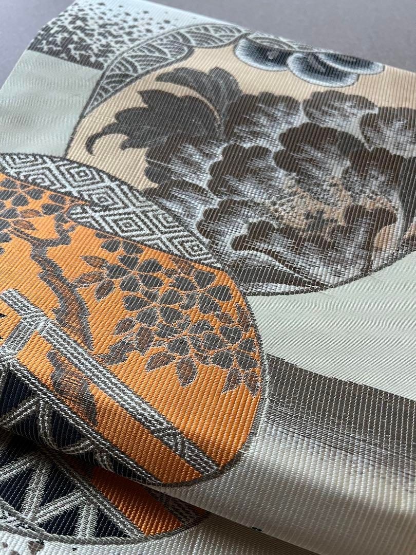 アンティーク帯 名古屋帯 貝合わせ