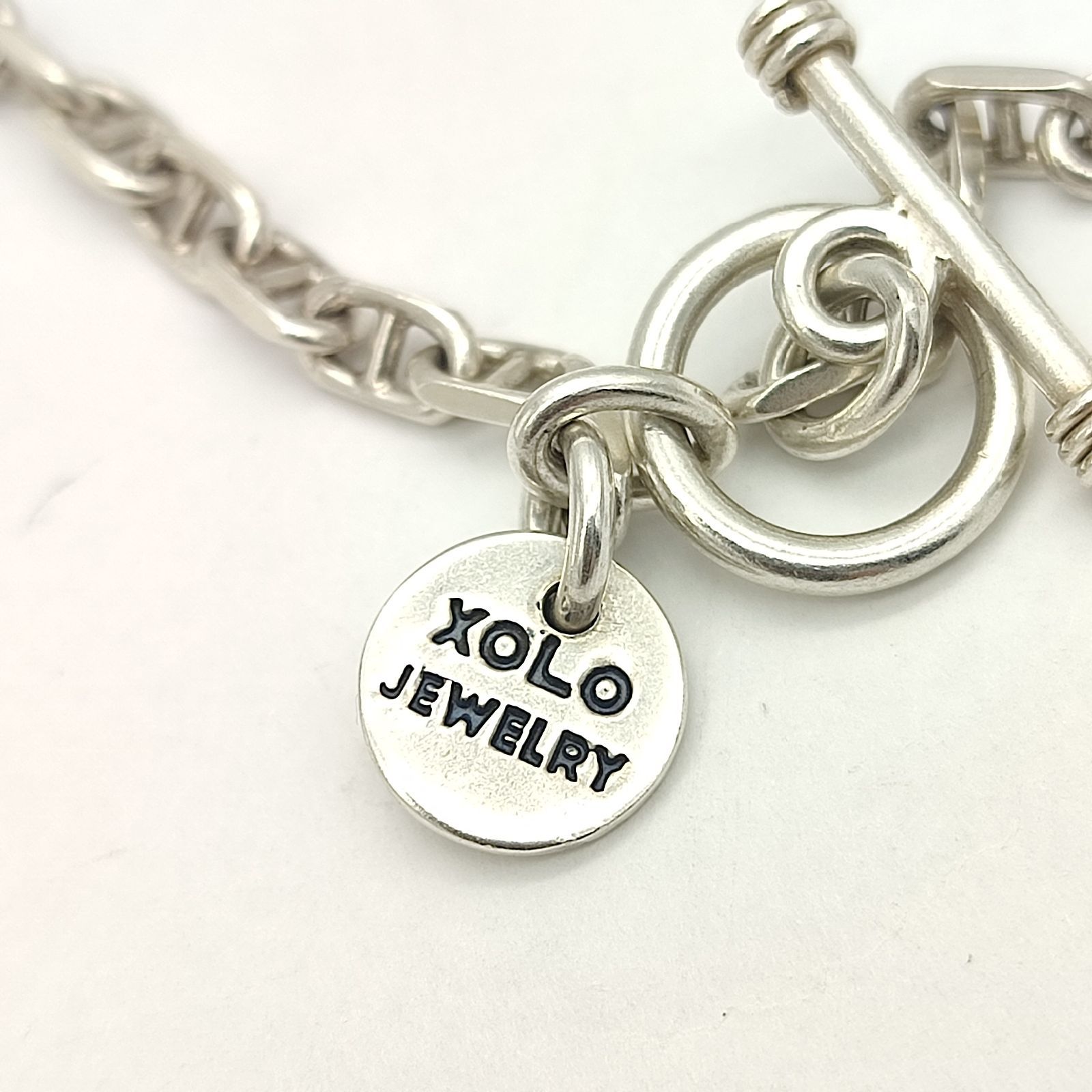 美品】XOLO JEWELRY ショロジュエリー アンカーチェーンブレスレット 