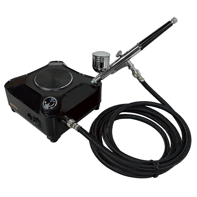エアテックス AIRTEX エアブラシワークセット メテオ2 コンプレッサー-エアブラシセット ホビー用ツール APC030-M