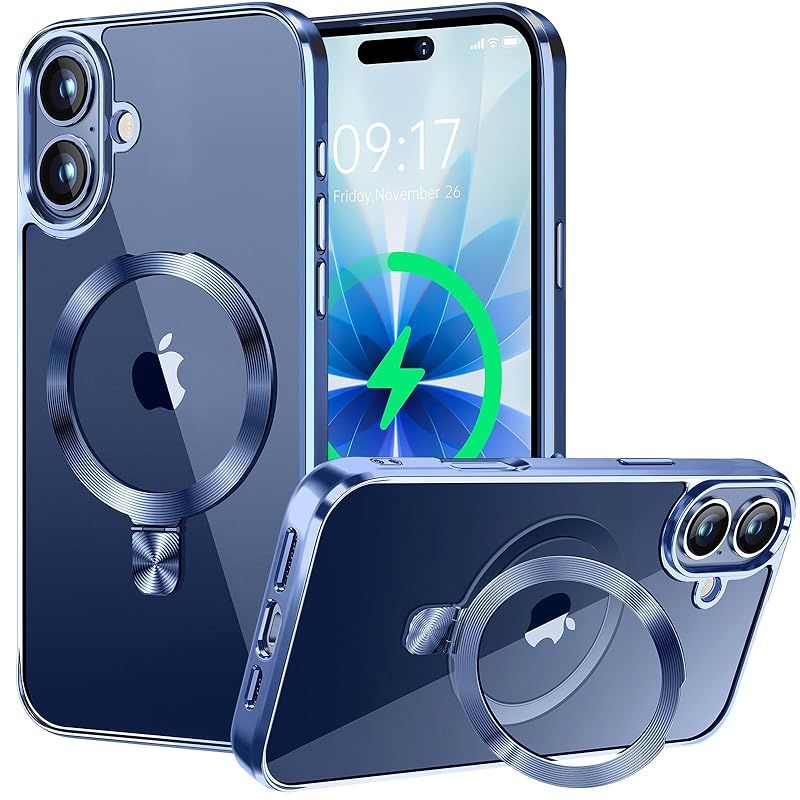 CD MagSafeリング・スタンド一体】iPhone 17 用クリアケース[MagSafe