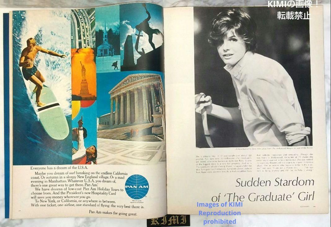 希少 ライフ マガジン 1968 7月8日 昭和43年発行 LIFE Magazine