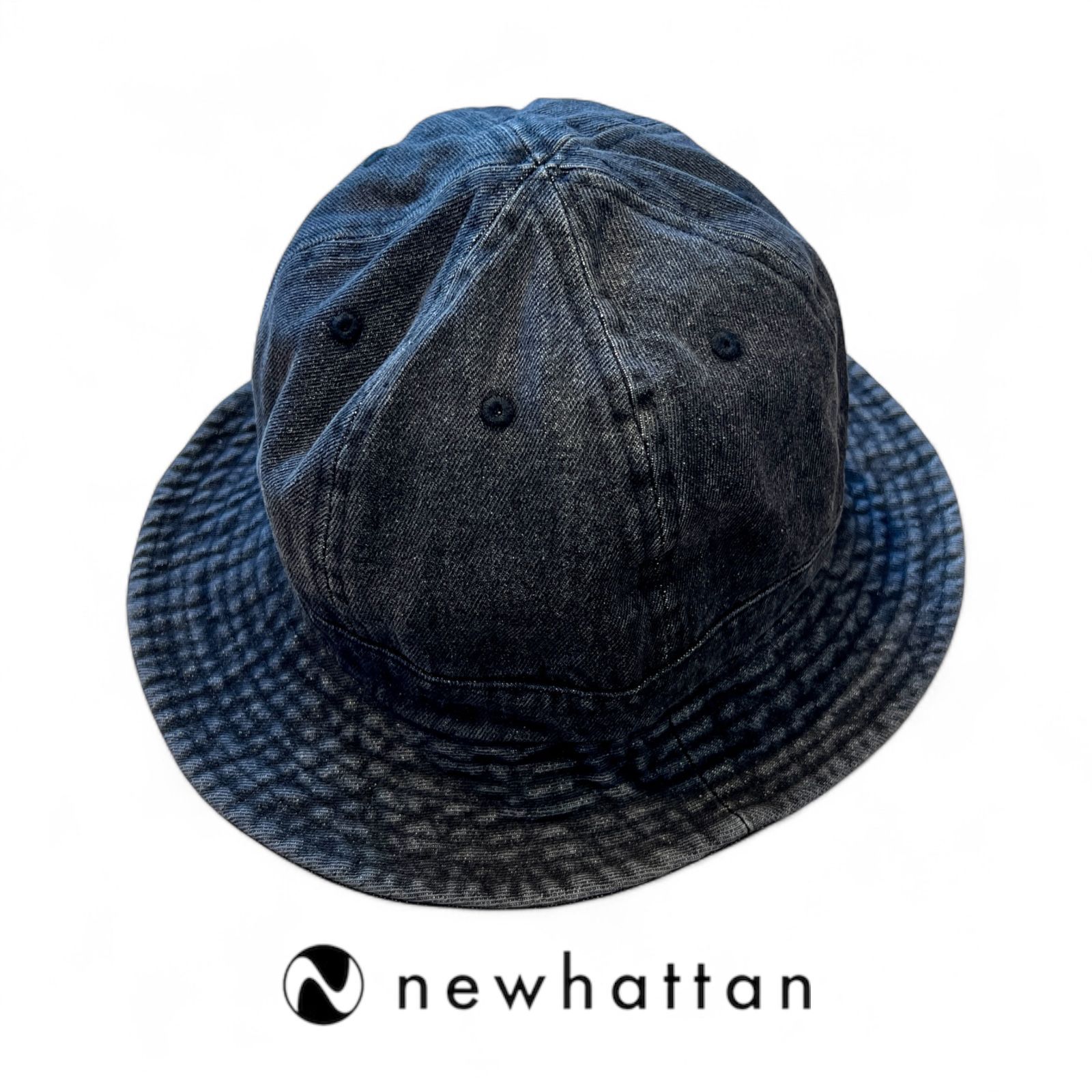 newhattan】ニューハッタン デニム メトロハット バケットハット