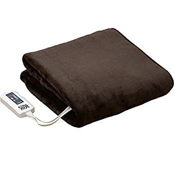 山善 YAMAZEN 電気毛布 敷毛布 丸洗い 消臭元 140×80cm 制菌 消臭 表面フランネル ダニ退治機能 リバーシブル YKSG-F30 EN