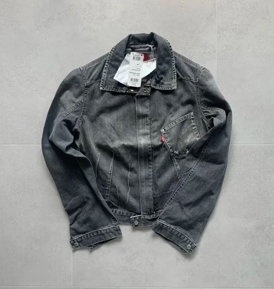 リーバイス エンジニアード ジーン デニム ウォッシュ ジャケット レディース M 95