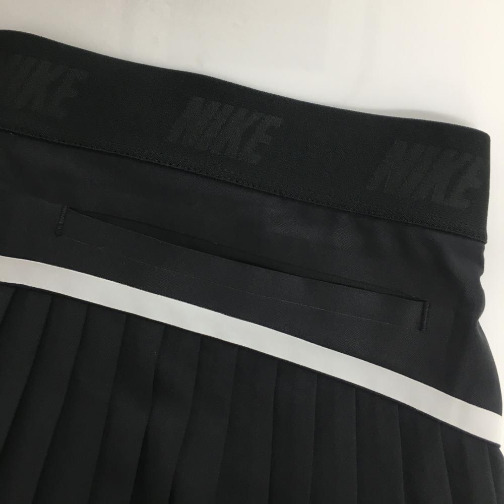 超美品】ナイキゴルフ スカート 黒×白 後ろプリーツ DRI-FIT