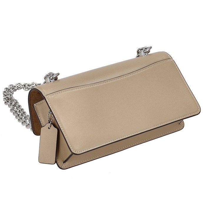 コーチ COACH ショルダーバッグ ハンドバッグ エライザ フラップ クロスボディ CP008 SV TP 2025 SS トープ カーフレザー シルバーチェーン WWW_NOITHATQUANGTHANH_NET