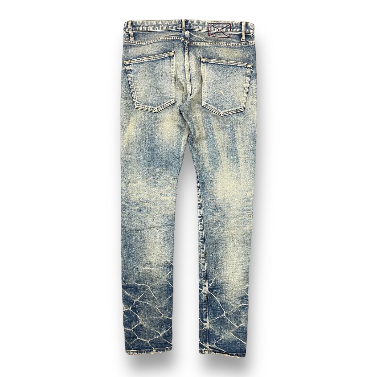定価44000円 MLVINCE type-1 slim damage jeans タイプ1 スリム