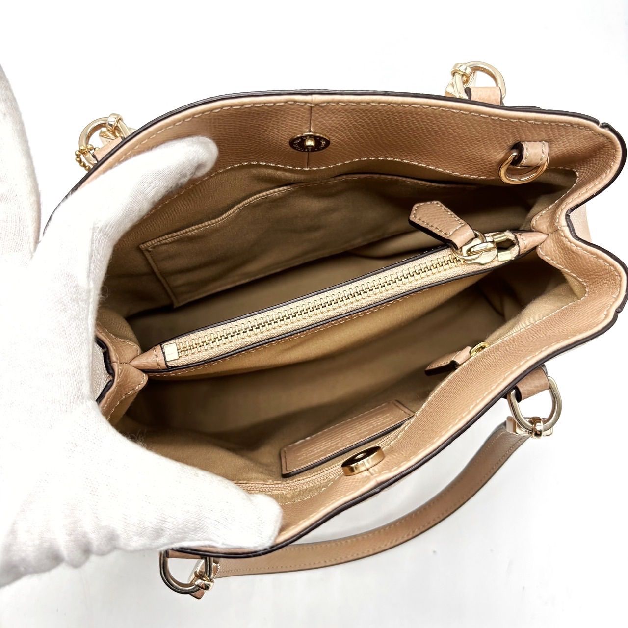 良品】 COACH コーチ 2way ショルダーバッグ トートバッグ マディソン 