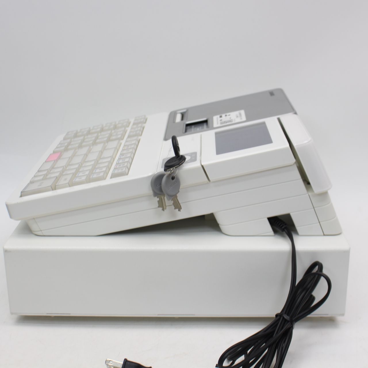 232)【ドロアーキー欠品】CASIO SR-S4000-20SWE 電子レジスター レジ