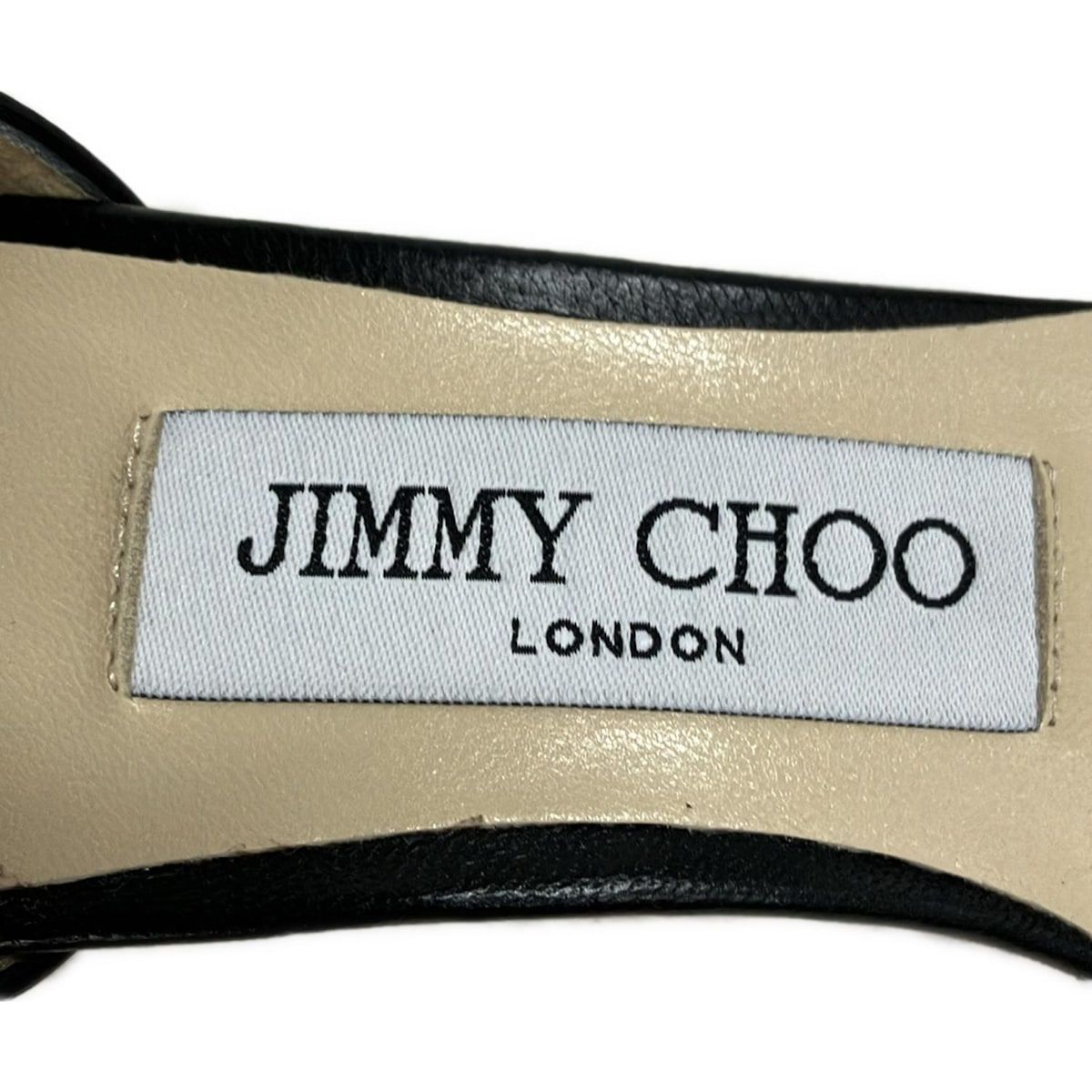  JIMMY CHOO ジミーチュウ パンプス 35 1 2 レディース - 黒 パール レザー ハイヒール パンプス パンプス