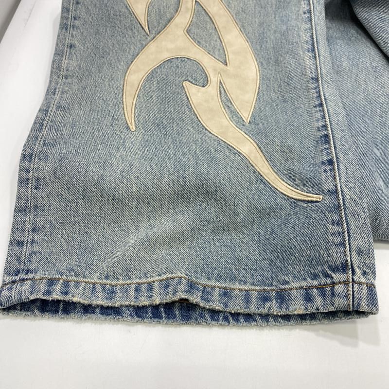 SUPPLIER レザーパッチバギーデニム SUPPLIER（サプライヤー）の「SUPPLIER/サプライヤー Cross