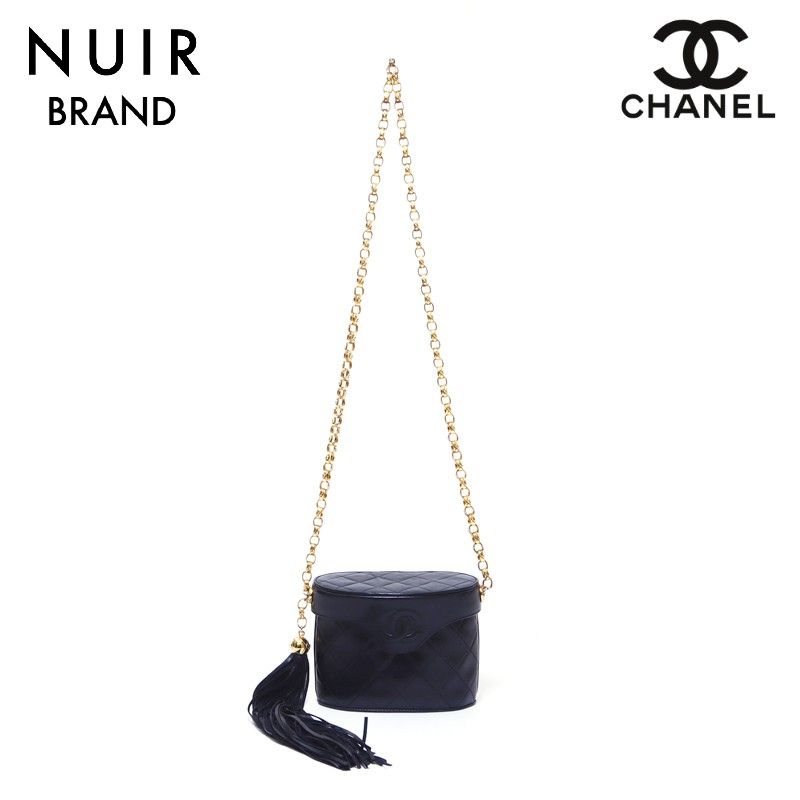 CHANEL フリンジマトラッセ バニティ ビジューチェーン ショルダーバッグ CHANEL シャネル ショルダーバッグ ココマークマトラッセ ビジュー