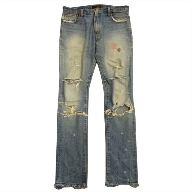 UNDERCOVER but beautiful II期 クラッシュデニムパンツ