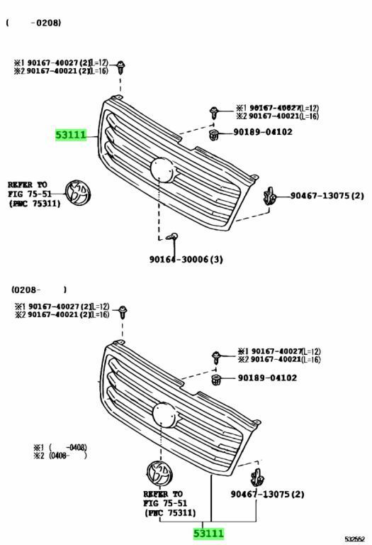 ★新品 トヨタ HDJ101 UZJ100 ランドクルーザー ランクル 純正 フロントグリル ラジエーター グリル TOYOTA Radiator Grill