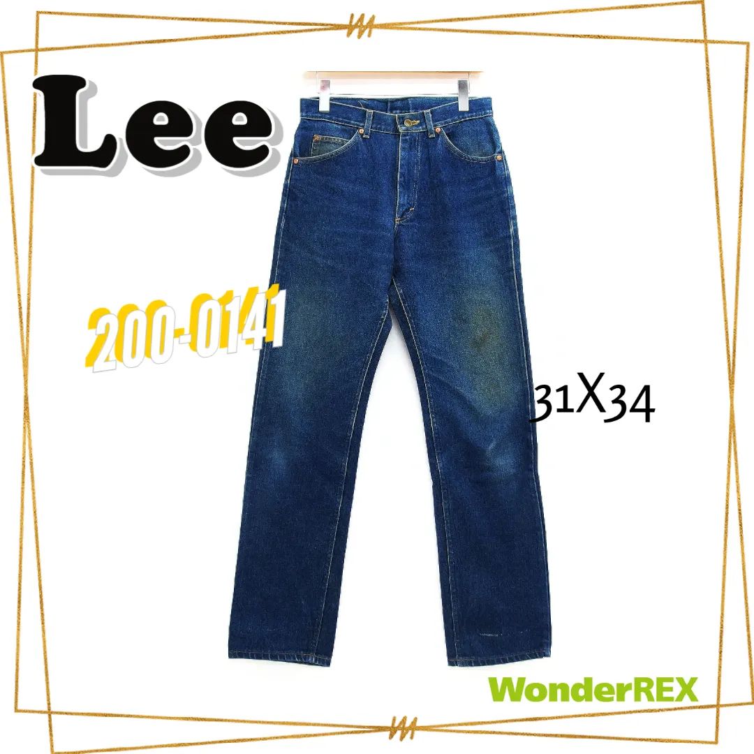 送料込み Lee デッドストック 200-0141 USA製 31インチ デッドストック☆90s USA製 Leeリー 200-0141 デニムパンツ w33