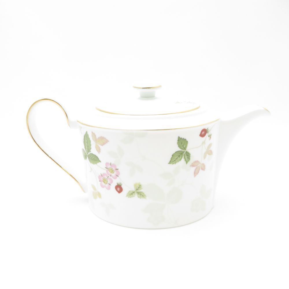 ウェッジウッド ワイルドストロベリーパステル ティーポット デルフィ 茶器
