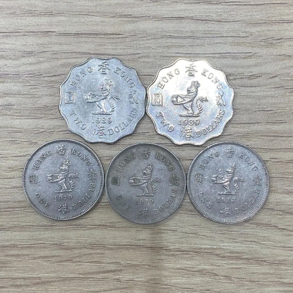 香港 硬貨セット 1ドル 2ドル - メルカリ