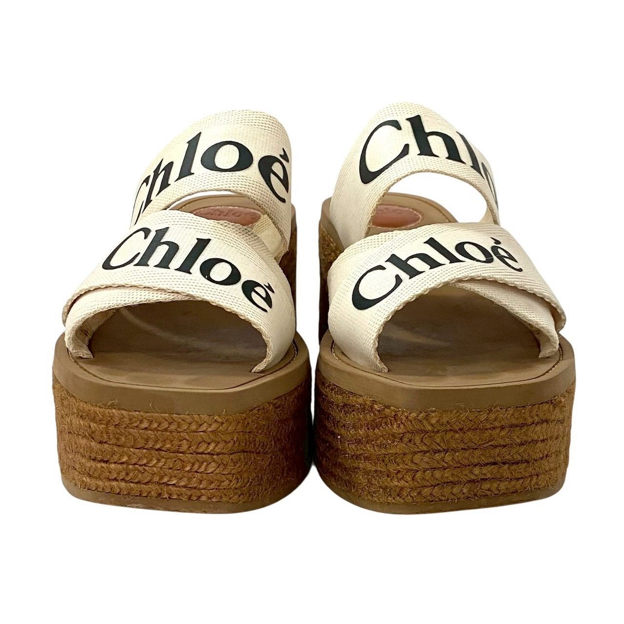 Chloe WOODYウェッジエスパドリーユ 36 Chloe woodyウェッジ