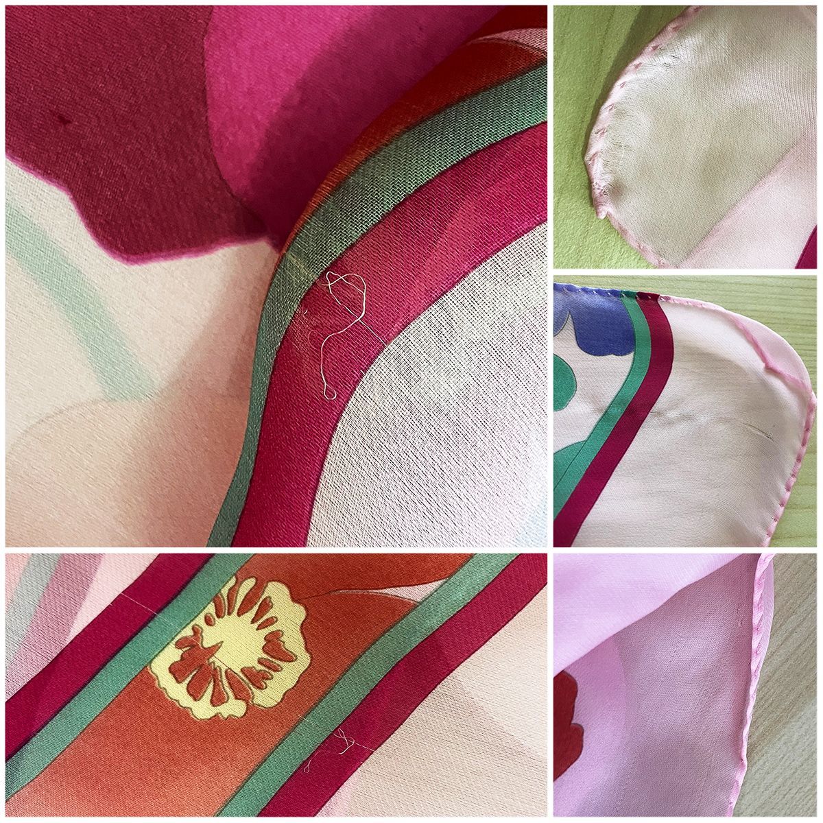 LEONARD レオナール スカーフ ハンカチ 6点セット 未使用】LEONARD