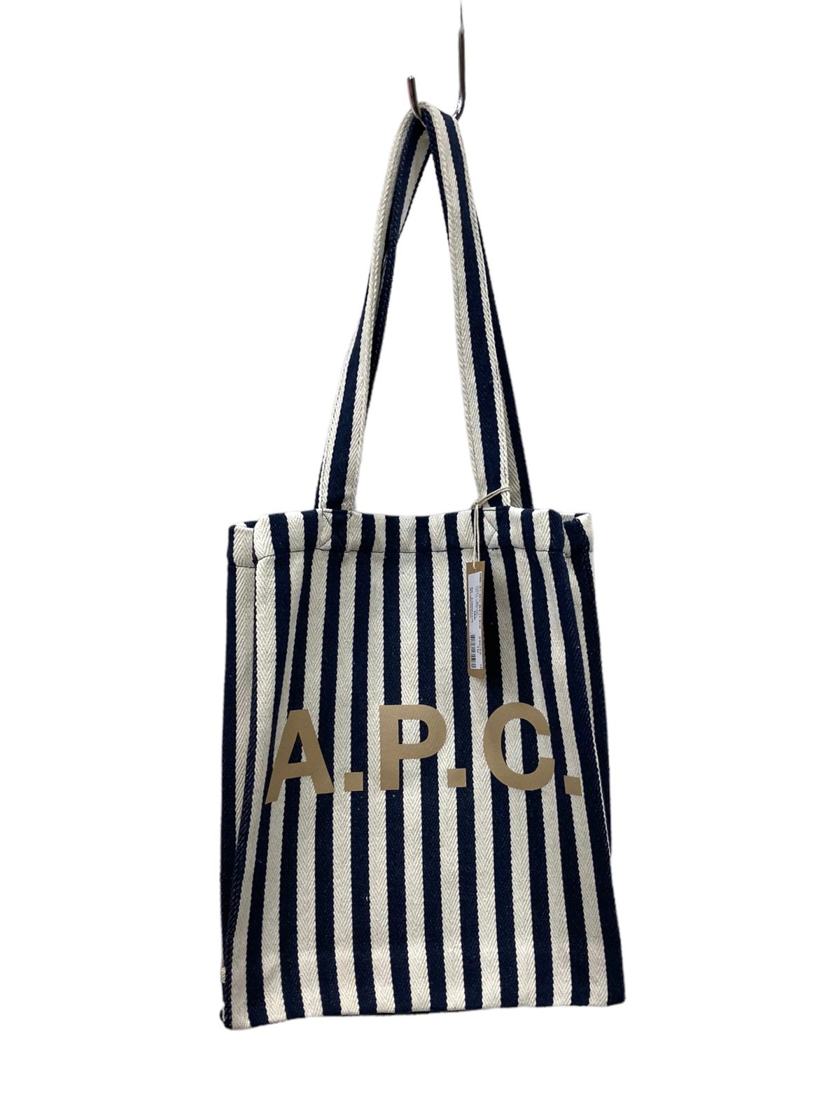 A.P.C. (アーペーセー) Tote Lou トートバッグ ストライプ コットン