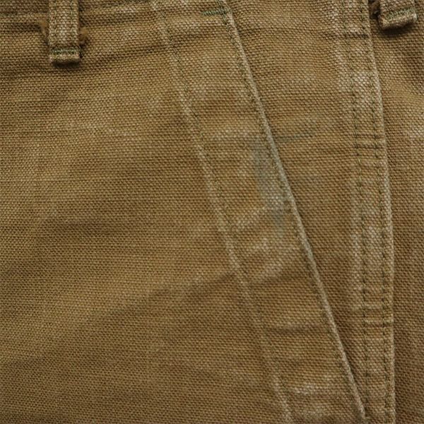 タヌキ 日本製 ベイカー パンツ W31 ブラウン系 tanuki ボタンフライ メンズ   【230411】
