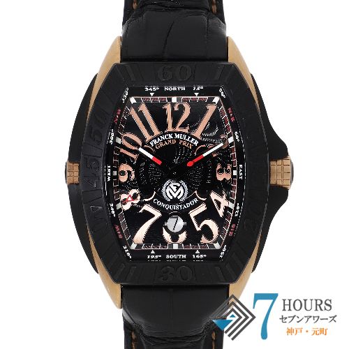 124958 FRANCK MULLER フランクミュラー 8900SCJ 5N-RUBBER ブラック ピンクゴールド レザー（クロコ） 自動巻き 純正ボックス
