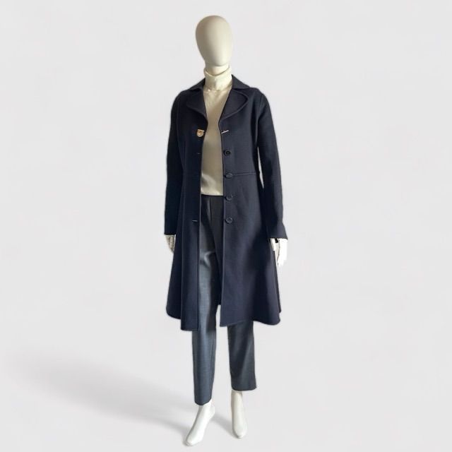 Salvatore Ferragamo コート（その他） 紺 4105725F0022 Salvatore Ferragamo フェラガモ コート ネイビー - メルカリ