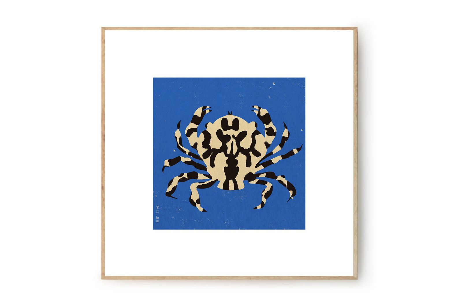 The Poster Club アートポスター 50×50cm Calico Crab/124x17118-50x50