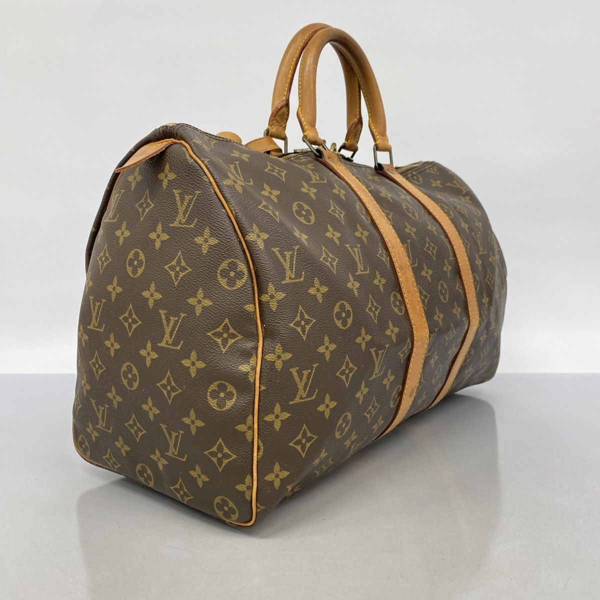 5ma0714 ルイヴィトン ボストンバッグ モノグラム キーポル45 M41428 ブラウン メンズ レディース ユニセックス