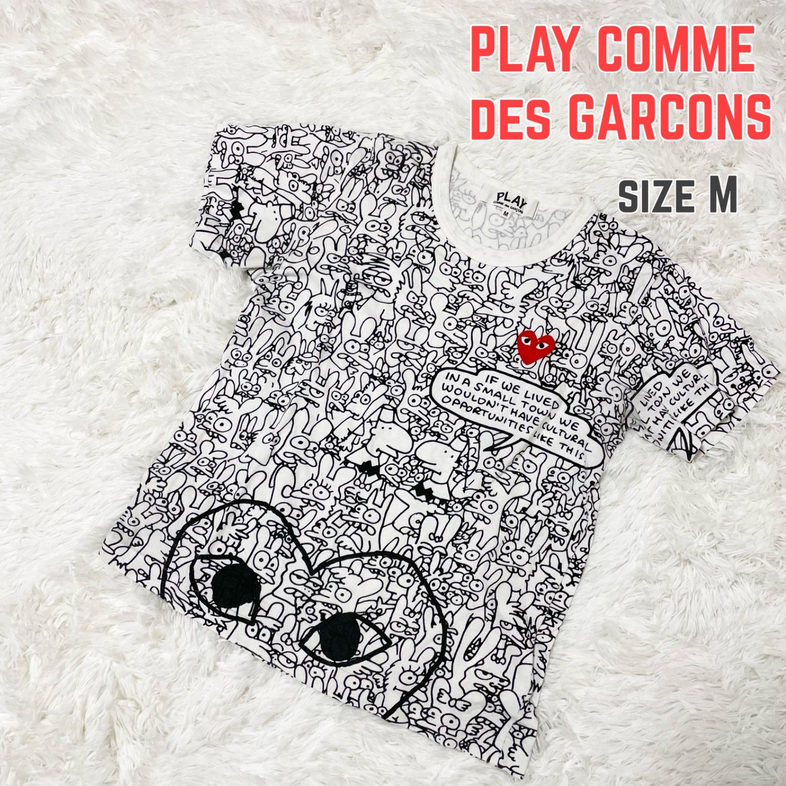 プレイコムデギャルソン × マット グレイニング コラボ Tシャツ プレイコムデギャルソン × マット グレイニング コラボ Tシャツ