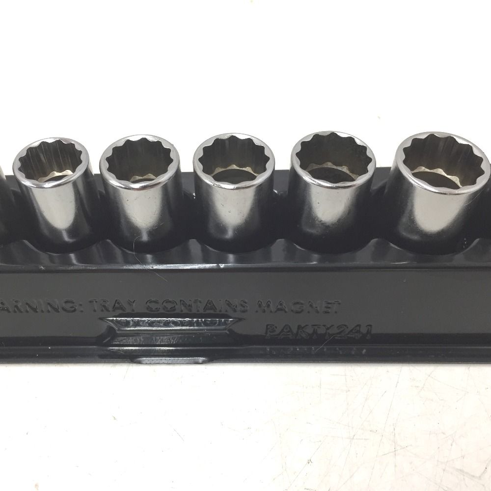 SnapOn スナップオン 3/8” セミディープソケットセット 12角 8