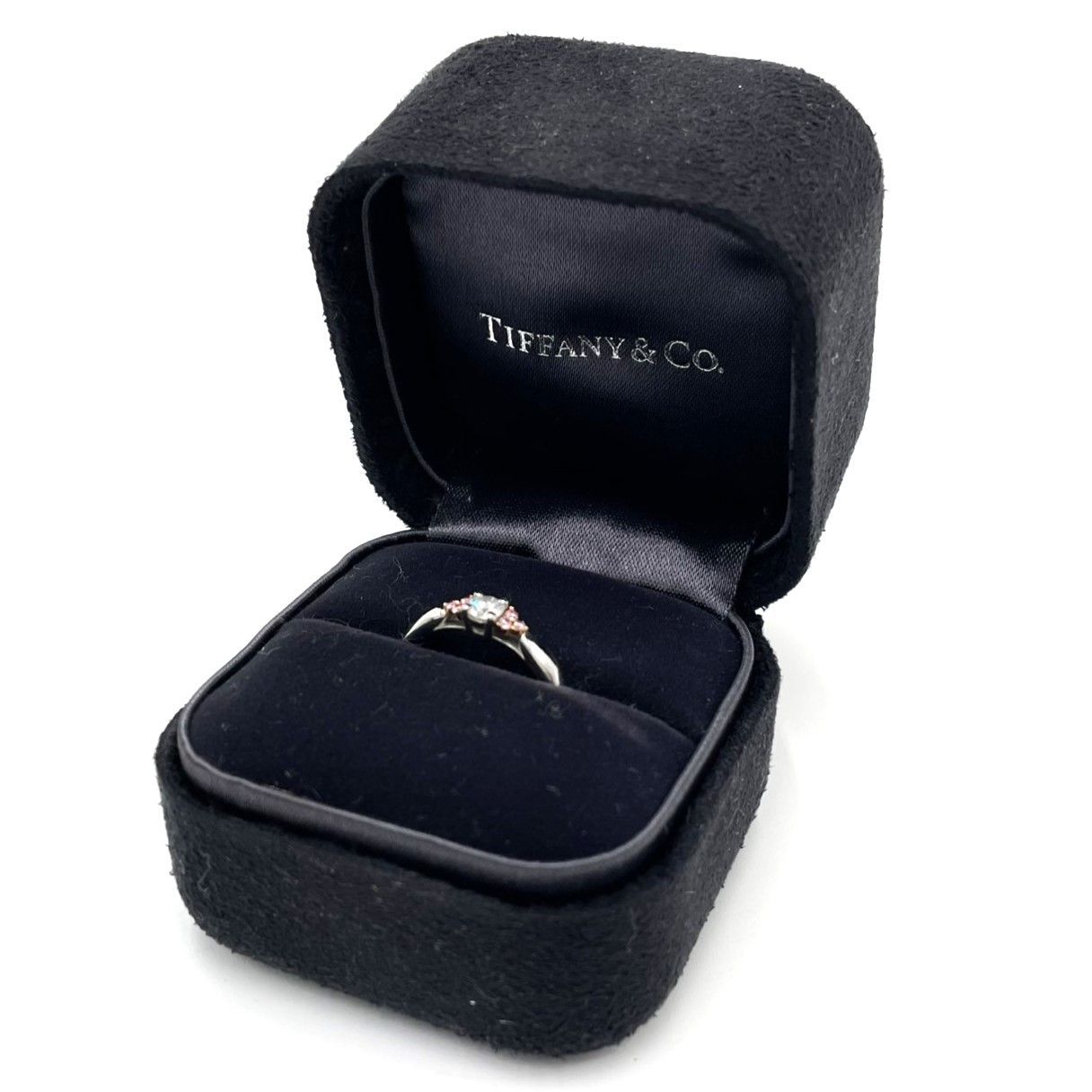 K459】TIFFANY＆Co(ティファニー)/ハーモニーリング/指輪/Pt950 