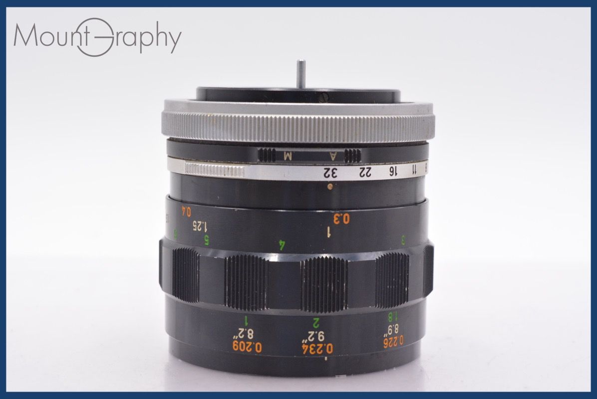 キヤノン Canon FL 50mm F3.5 前後キャップ-レンズフィルター付 完動 同梱可 mj5105