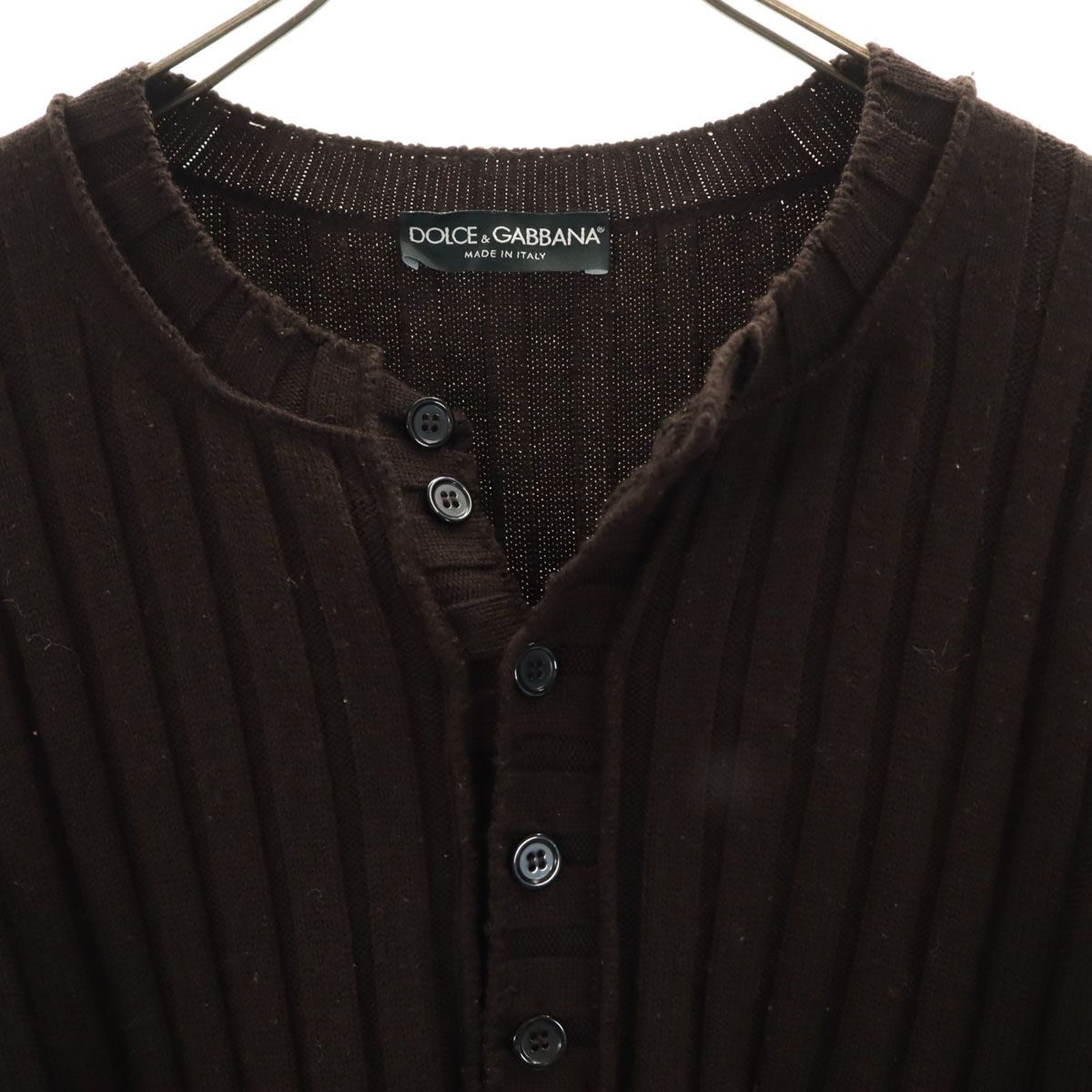 【美品】DOLCE & GABBANA (ドルチェ&ガッバーナ) 長袖セーター ドルチェ&ガッバーナ ドルガバ 襟付き 二ット セーター L - メルカリ