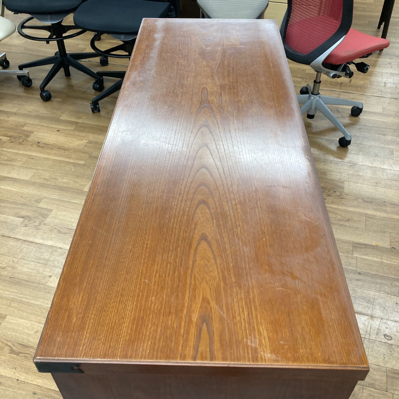 名古屋市近郊送料設置無料 S146 下駄箱 玄関収納 昭和家具 シューズボックス ケヤキ材 幅118cm MARWIL-DEMENAGEMENTS_CH