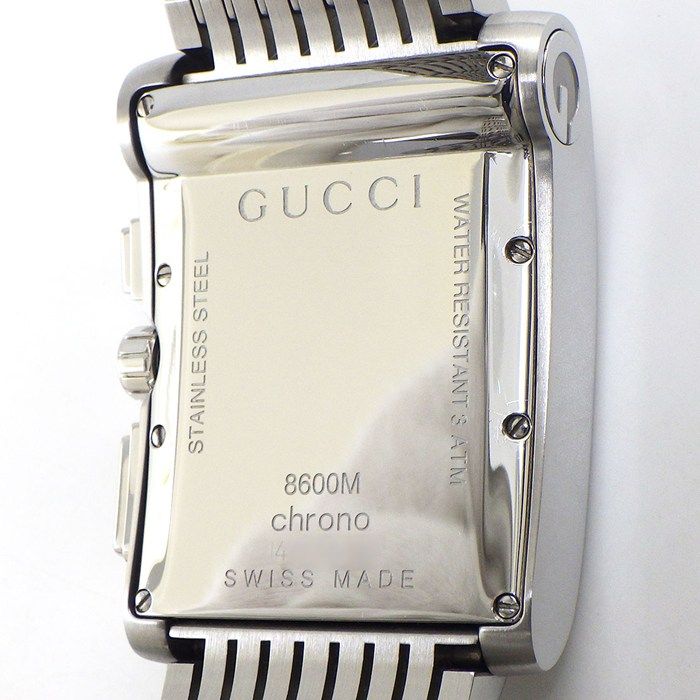 グッチ GUCCI 腕時計 Gメトロ 8600M レクタンギュラー ブルー文字盤 