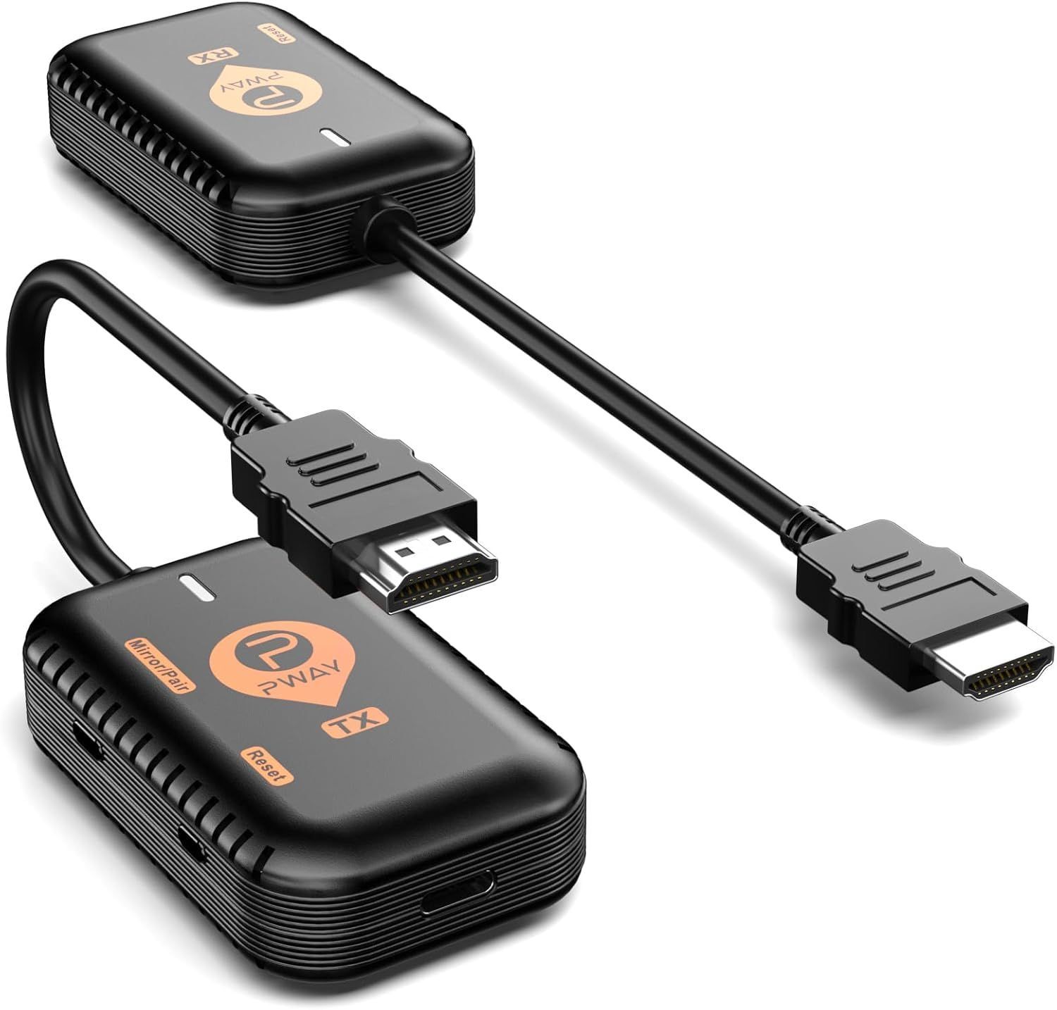 収納に便利 無線化 小型ワイヤレスHDMI 送受信機セット HDMI