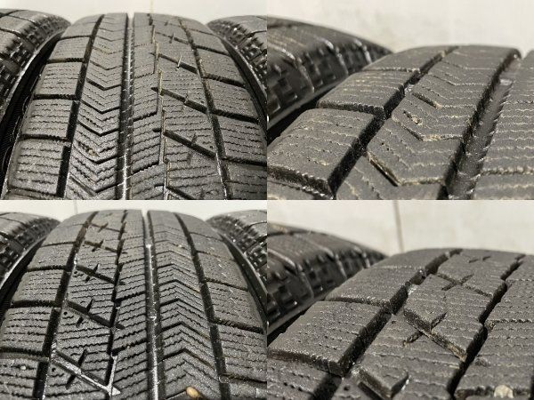 【BS BLIZZAK VRX 155/65R14】スタッドレス【ダイハツ 純正ホイール 14インチ 4.5J4HPCD100+45】19年製 タント ムーヴ等　(MTC536)