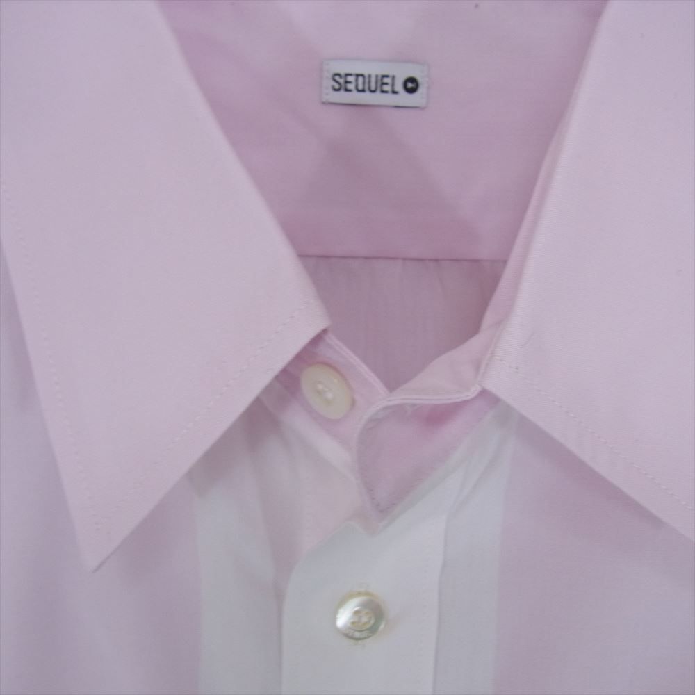 シークエル SEQUEL 22AW SQ-22AW-SH-03 LINE SHIRT ライン 長袖 シャツ