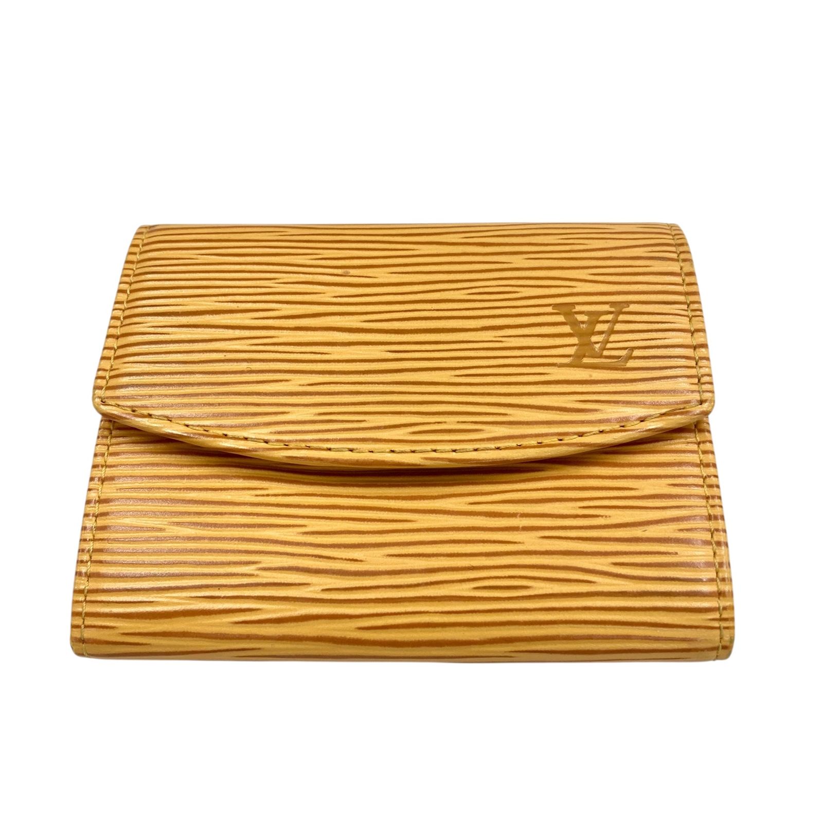 真贋判定済 LOUIS VUITTON ルイヴィトン エピ ラドロー M63309 イエロー カードケース B0529WZS2M