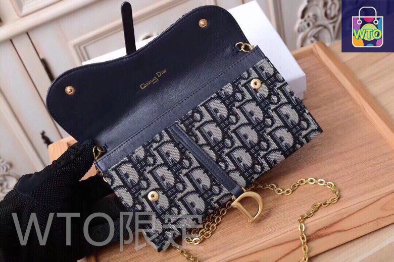 Diorの新作財布、財布、銀行カードバッグ、肩掛け可能[本日特価