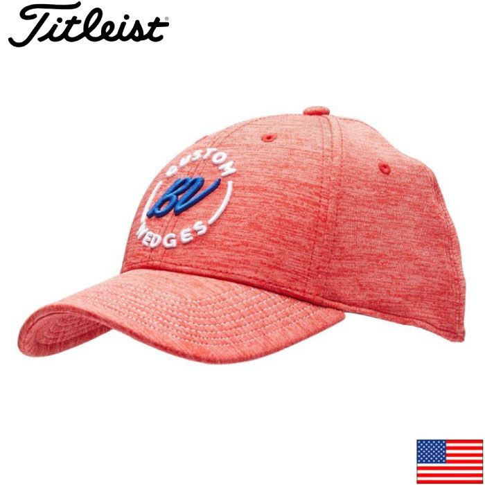 Titleist 39699 VOKEY SPACE DYE CAP RED L/XL US タイトリスト ボーケイ スペース ダイ キャップ レッド